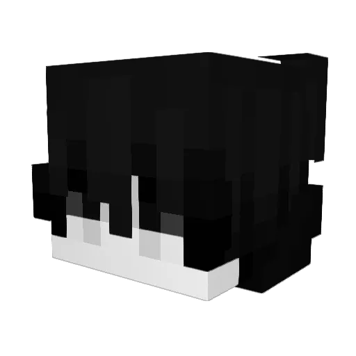 Suyunyu Minecraft avatar head, 3D render