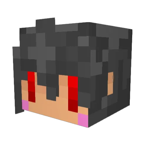 Suzuki0118 Minecraft avatar head, 3D render