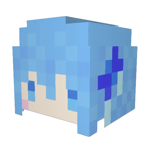 Suzuki_owo Minecraft avatar head, 3D render