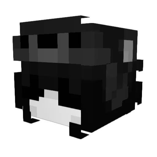 Suzxuk1 Minecraft avatar head, 3D render