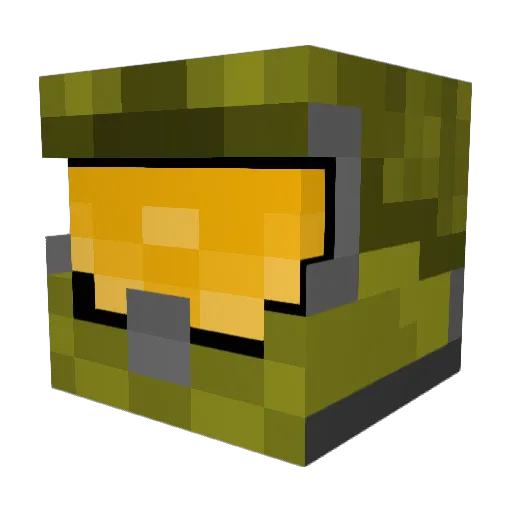 Sv0nT Minecraft avatar head, 3D render