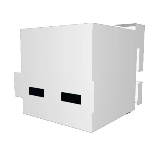 Sv2Bladedff Minecraft avatar head, 3D render