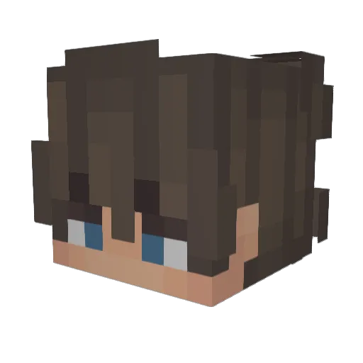 Sv2Ice2oh Minecraft avatar head, 3D render