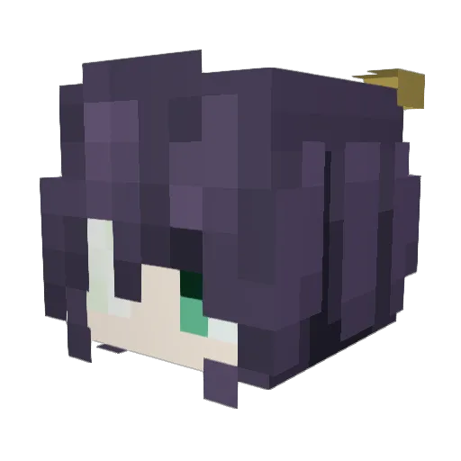 Sv2Veili8d Minecraft avatar head, 3D render