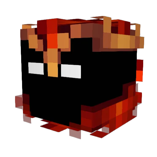 Sv2tiq Minecraft avatar head, 3D render
