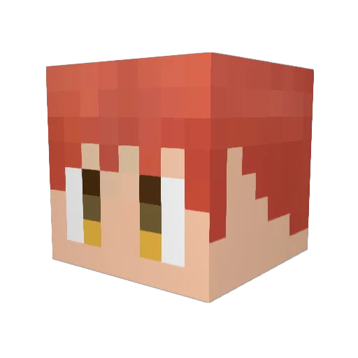 Sv4ge Minecraft avatar head, 3D render
