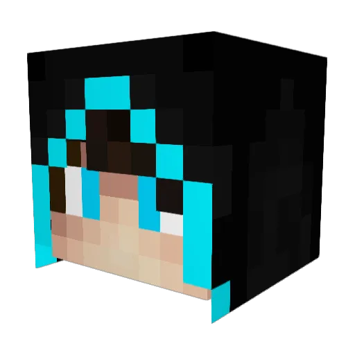 SvSNima Minecraft avatar head, 3D render