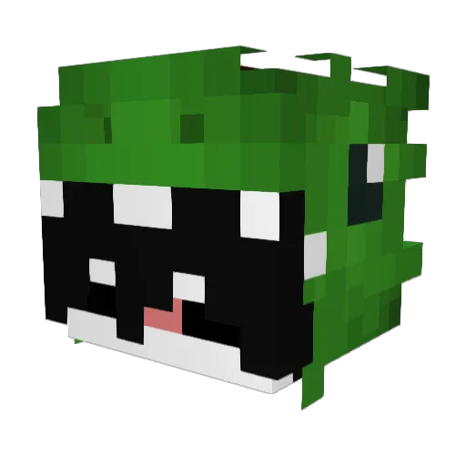Svalikk_ Minecraft avatar head, 3D render