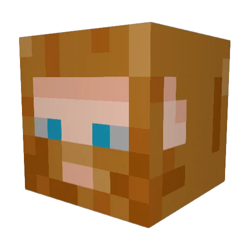 Svartkrut44 Minecraft avatar head, 3D render