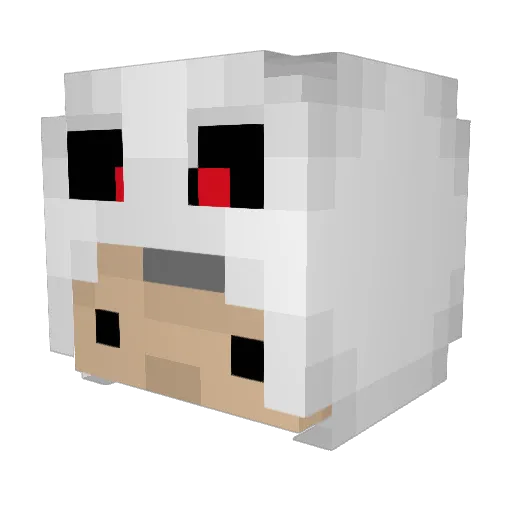 Svasel Minecraft avatar head, 3D render