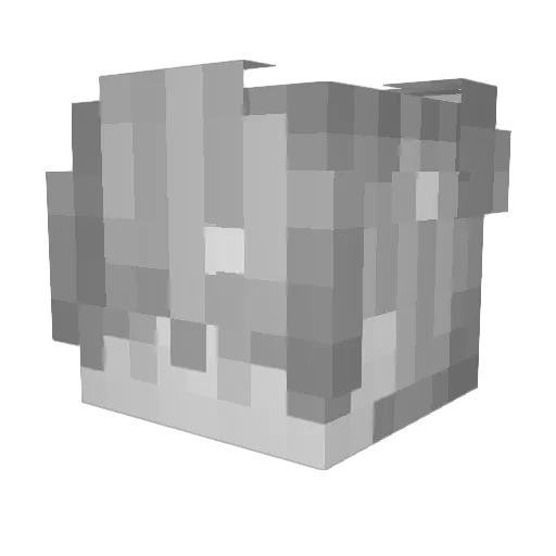 Svcha Minecraft avatar head, 3D render