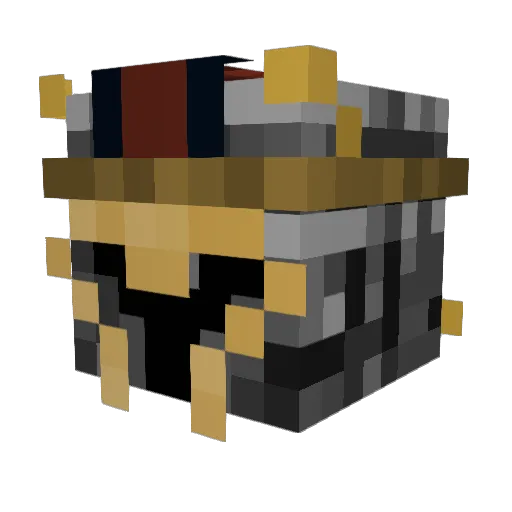 Svcrxd Minecraft avatar head, 3D render