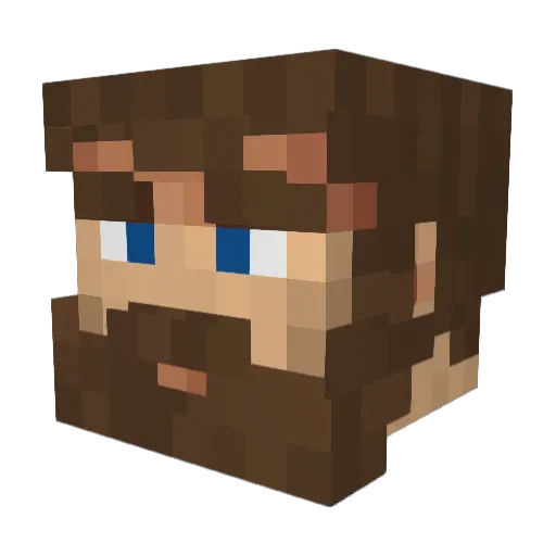 Svega Minecraft avatar head, 3D render