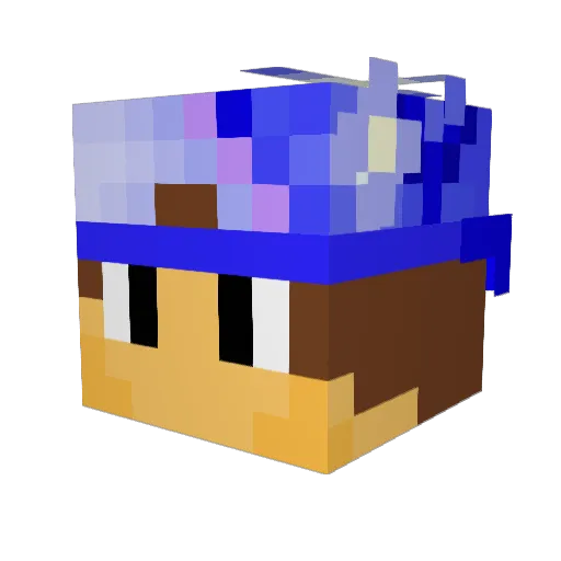 Svei9 Minecraft avatar head, 3D render