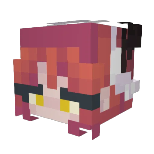 Svekii Minecraft avatar head, 3D render