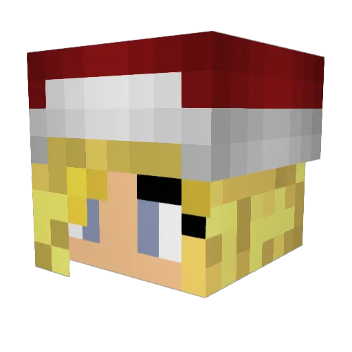Sven3311 Minecraft avatar head, 3D render