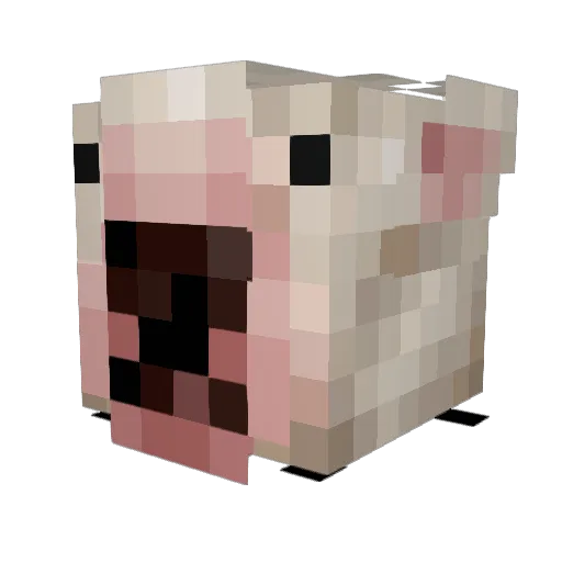 Sven8040 Minecraft avatar head, 3D render