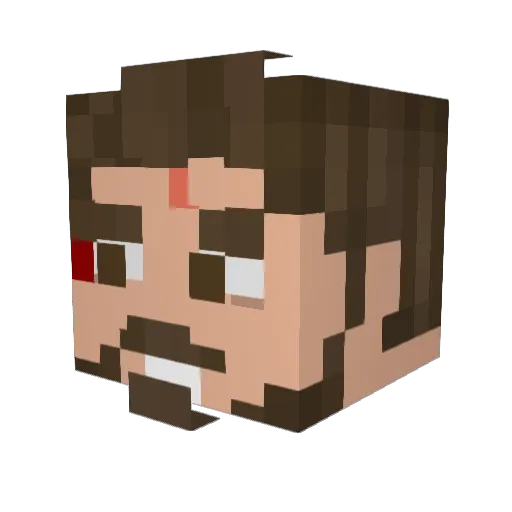 SvenAlt11 Minecraft avatar head, 3D render