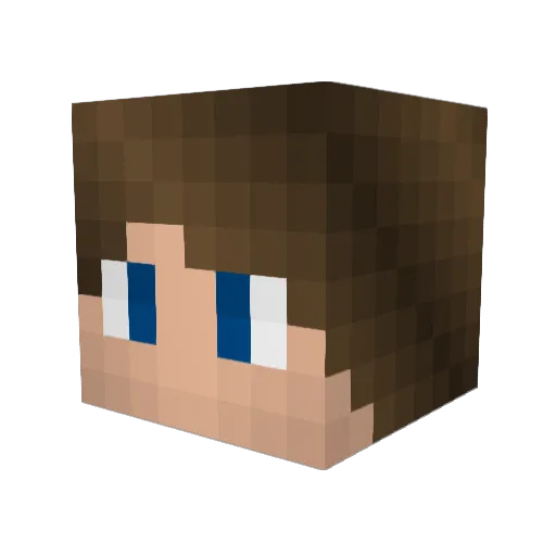SvenVollfield Minecraft avatar head, 3D render