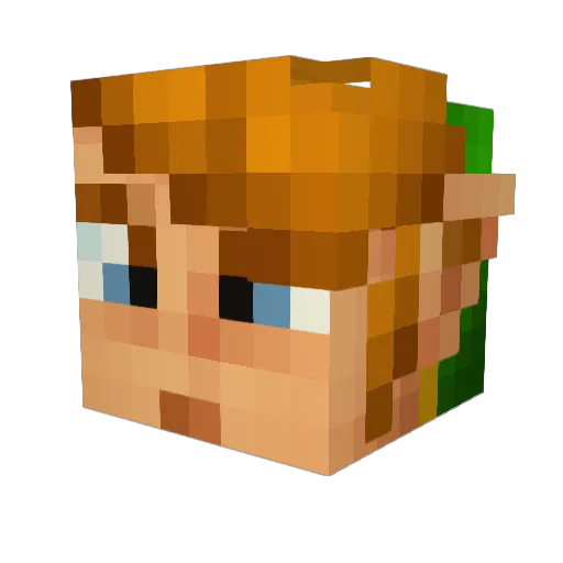 SvenZy Minecraft avatar head, 3D render