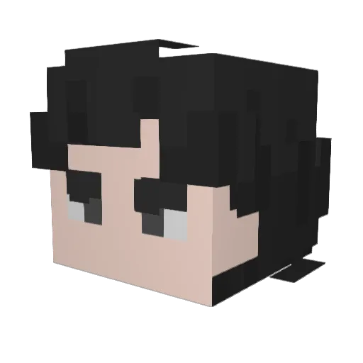 Sven_23 Minecraft avatar head, 3D render