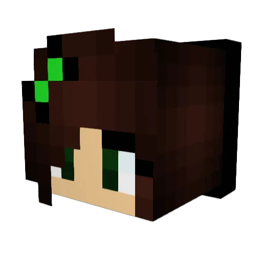 Sven_Zio Minecraft avatar head, 3D render