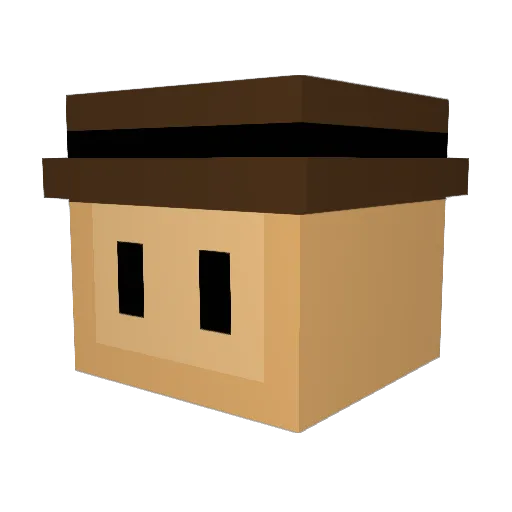 Svendleo Minecraft avatar head, 3D render