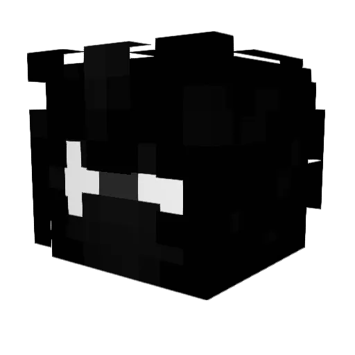 Svenfish Minecraft avatar head, 3D render