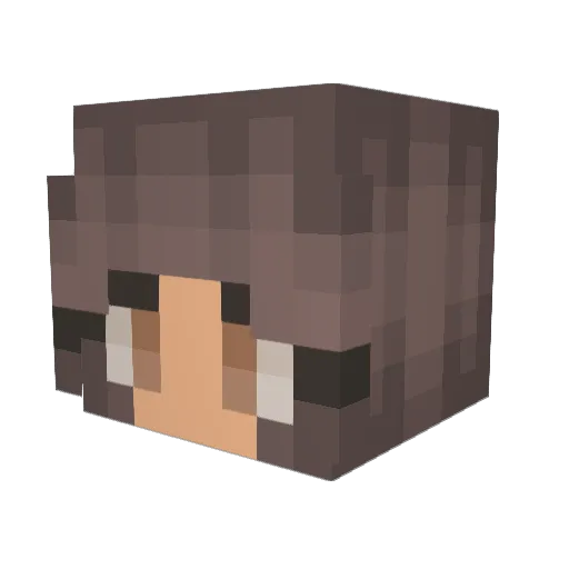Svenja94 Minecraft avatar head, 3D render