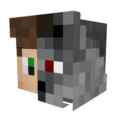 Svennypenny Minecraft avatar head, 3D render