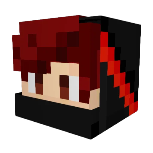 Svenssonraze Minecraft avatar head, 3D render