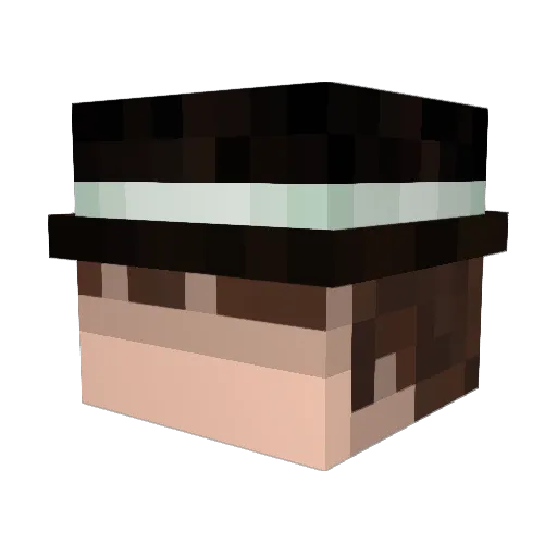 Svetokron Minecraft avatar head, 3D render