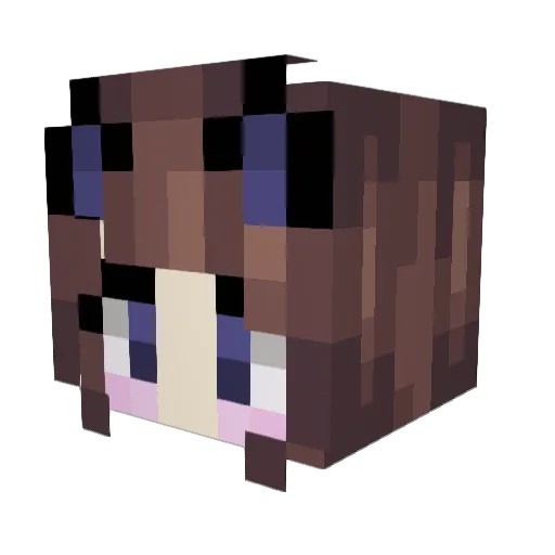 Svf2001 Minecraft avatar head, 3D render
