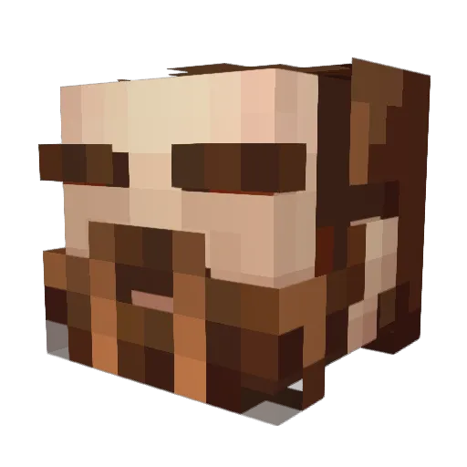 Svheinn Minecraft avatar head, 3D render