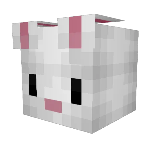 Svint Minecraft avatar head, 3D render