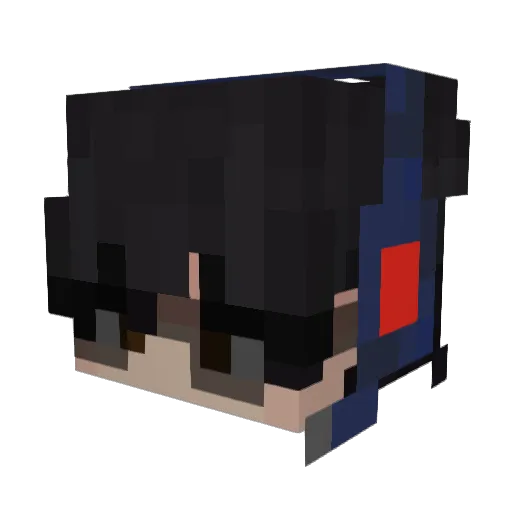 Sviridov_YT Minecraft avatar head, 3D render