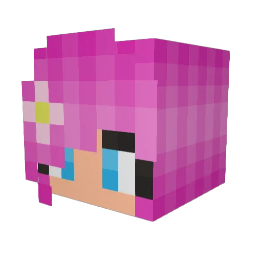 Svlibzz Minecraft avatar head, 3D render