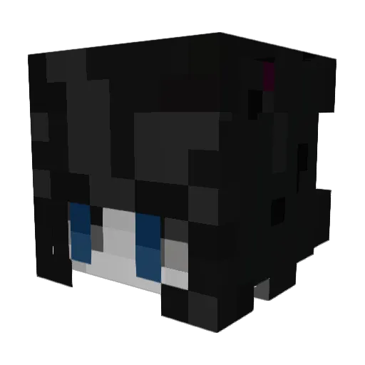 Svngu Minecraft avatar head, 3D render
