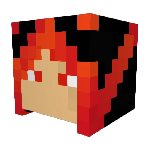 SvoNaR Minecraft avatar head, 3D render