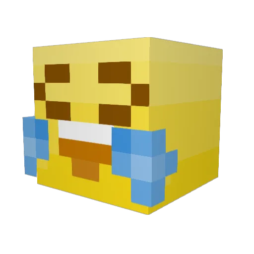 Svolle Minecraft avatar head, 3D render