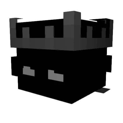 SvooZzy Minecraft avatar head, 3D render