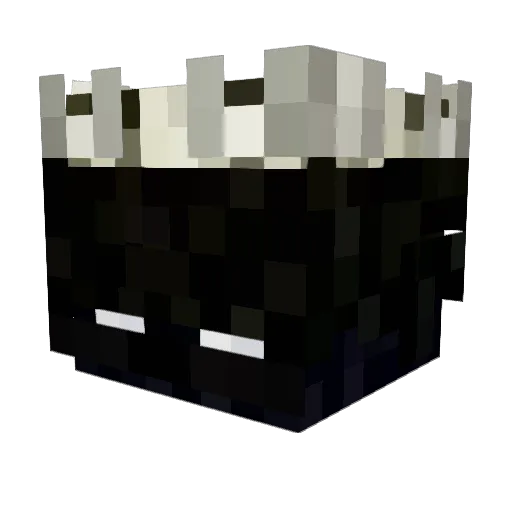 Svoom Minecraft avatar head, 3D render