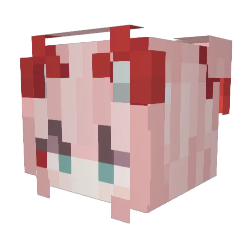 SvoteeS Minecraft avatar head, 3D render