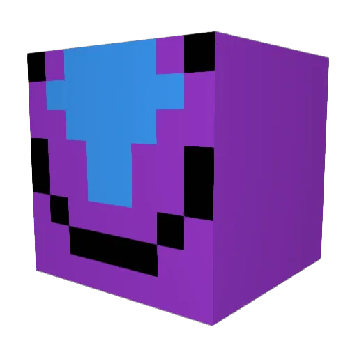 Svryt Minecraft avatar head, 3D render