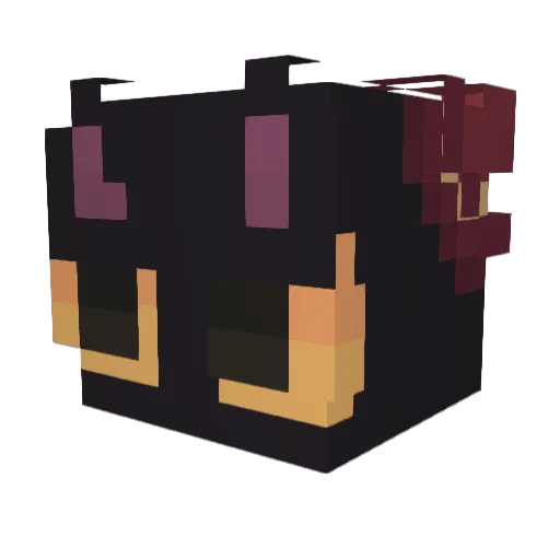 Svshx Minecraft avatar head, 3D render