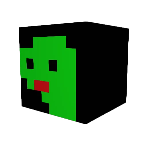 Svvave Minecraft avatar head, 3D render