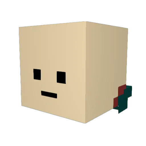 Sw1nd Minecraft avatar head, 3D render