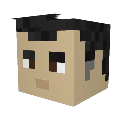 Sw33tp0tat0 Minecraft avatar head, 3D render
