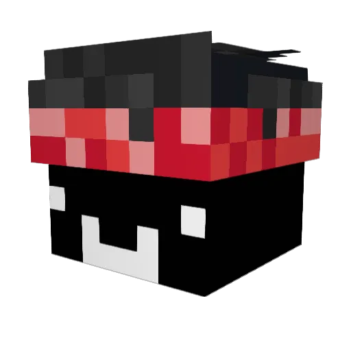 Sw3b_ Minecraft avatar head, 3D render