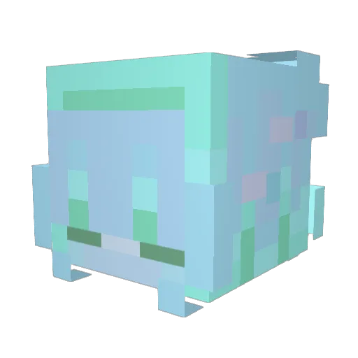 Swaagges Minecraft avatar head, 3D render
